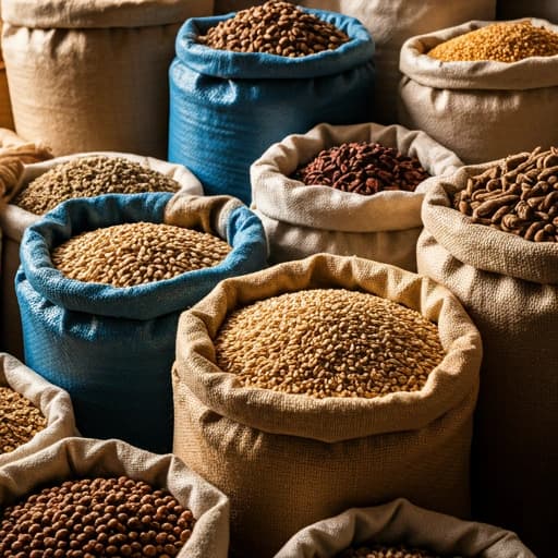 Bulk commodities prepared for transportation