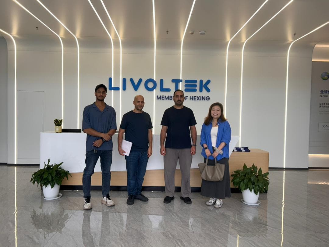 O&G Trading Services representatives visiting LIVOLTEK manufacturing facilities